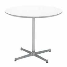 White Table Round. Cafe Style.  70cm.  Seats 2-3