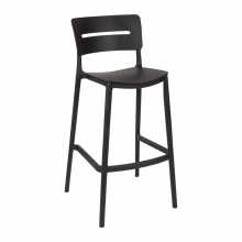 Alba bar stool Black