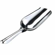 Metal ice scoop