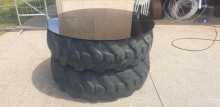 Two tractor tyres stacked Black top or custom colour tops can be made at an extra cost