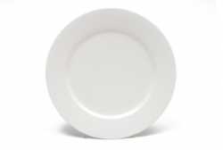Royal Porcelain White rimmed Round plate