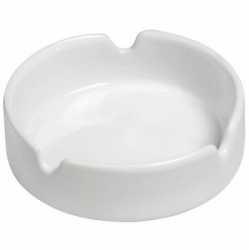 White china ashtray.