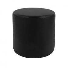 Black ottoman 460mm x 460mm Round