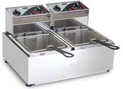 Bench top, Twin basket  5 ltr per side, 10 amp deep fryer