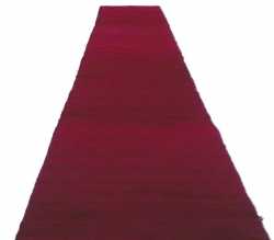 Red carpet runner overlocked 4000mm long x 1800mm wide