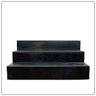 Stage steps, used for stage height of 60 cm, colour charcoal material. 