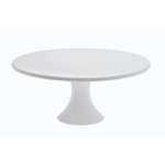 White china cake stand 30cm round