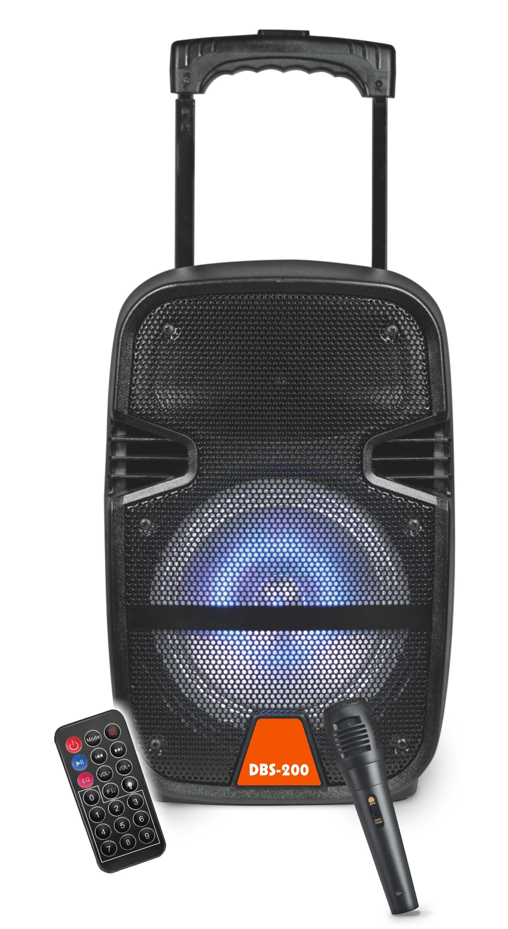 digitek portable trolley party speaker